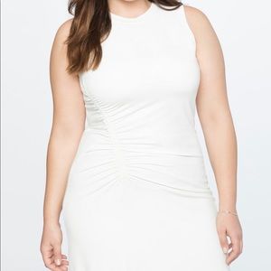 Eloquii White sleeveless dress